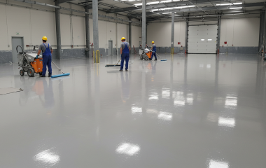 Эпоксидные наливные полы: надежное решение для промышленности и дома